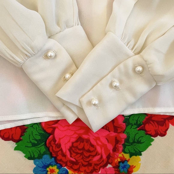 Vintage Lacy Blouse with Gunne Sax vibes - Picture 6 of 8